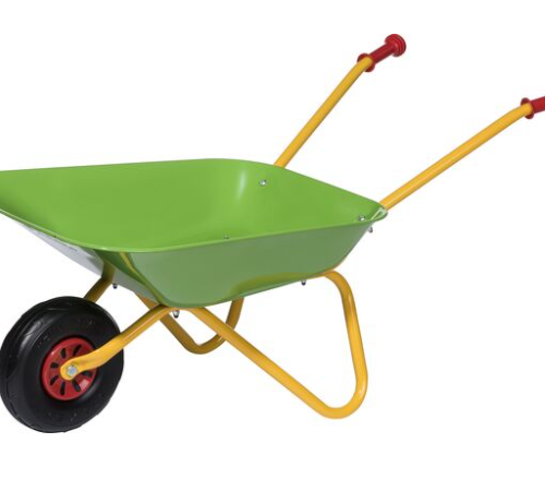 Kinder-Schiebetruhe grün