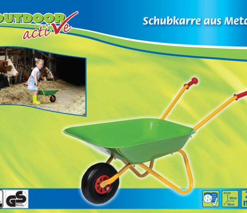 Alternative view of Kinder-Schiebetruhe grün